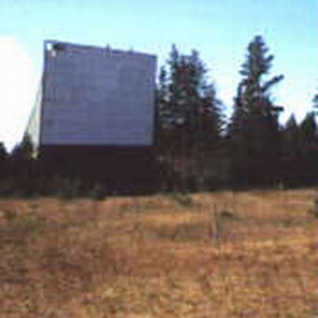 Evergreen Drive-In Theatre - Front Of Screen - Photo From Rg (newer photo)